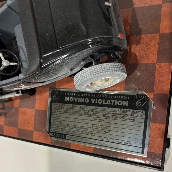 Origins of Speed Highway 61 Ford Model A Roadster Dirty Version Metal Diecast - Picture 6 of 9